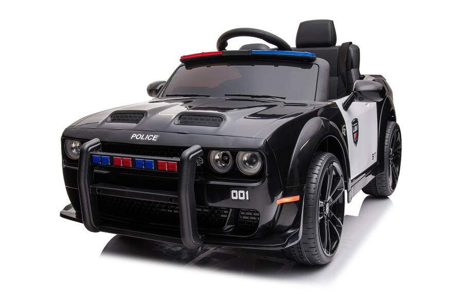 Kinderfahrzeug Dodge Challenger Polizei lizenziert - 12V7A Akku,2 Motoren- 2,4Ghz + EVA+Ledersitz, MP3 Kinderfahrzeug Dodge Challenger Polizei lizenziert - 12V7A Akku,2 Motoren- 2,4Ghz + EVA+Ledersitz, MP3