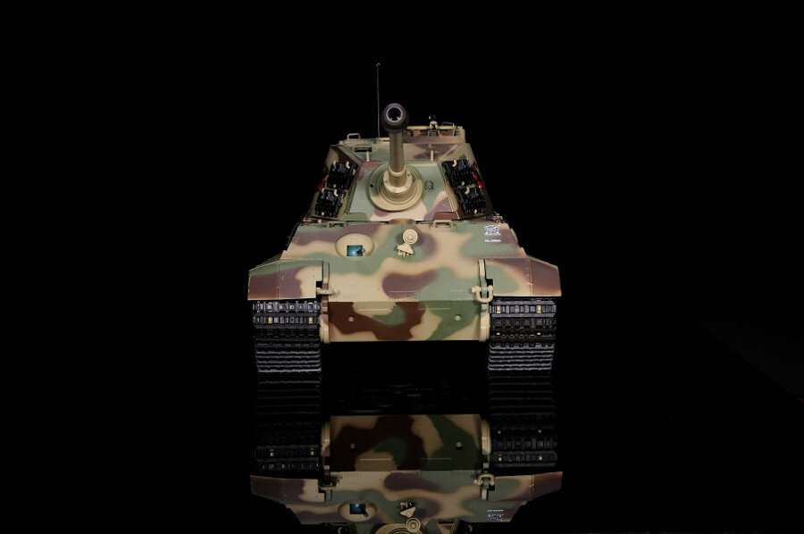 RC Panzer "Königstiger - Henschelturm" - Metallgetriebe & Metallketten