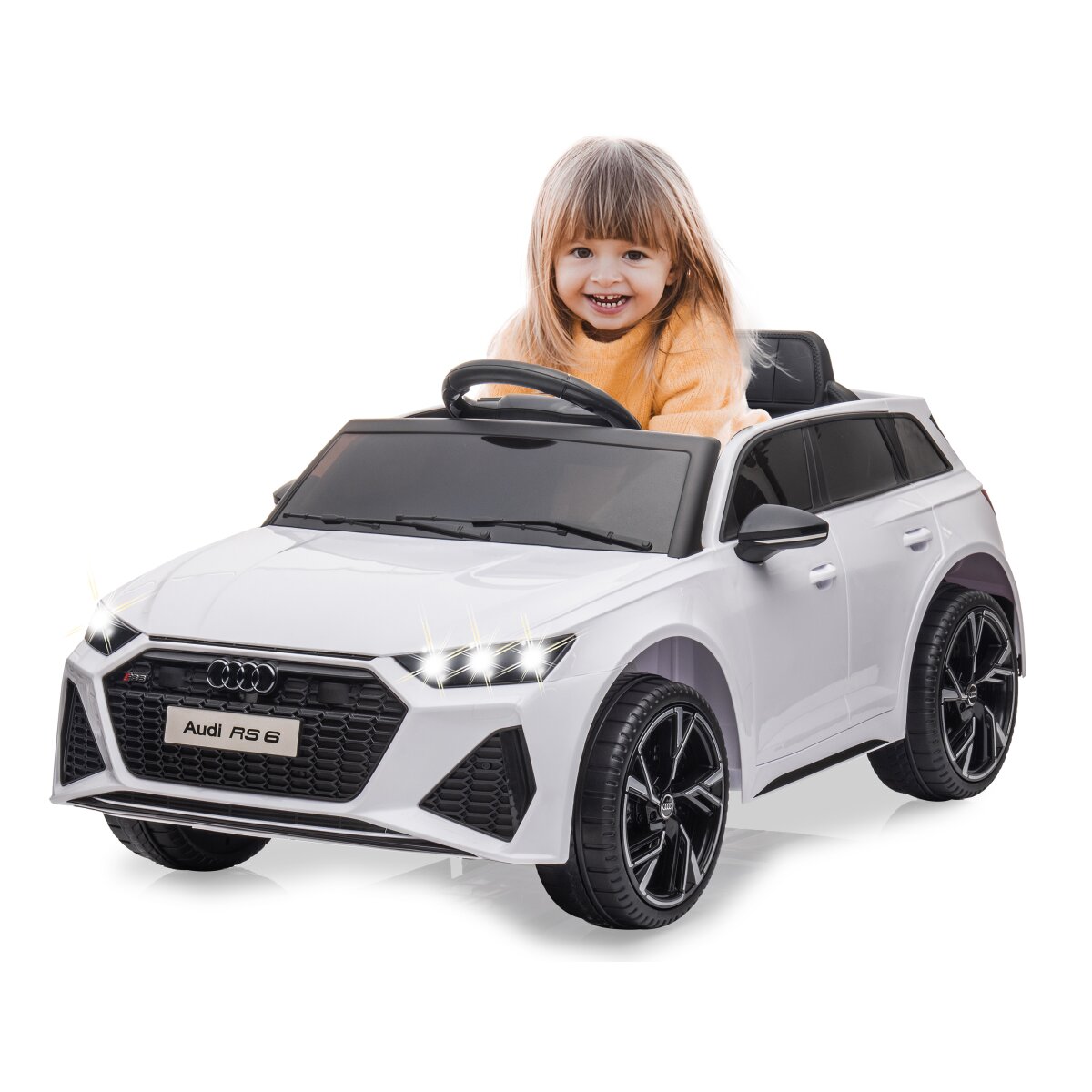 Kinderfahrzeug Audi RS 6 weiß Kinderfahrzeug Audi RS 6 weiß