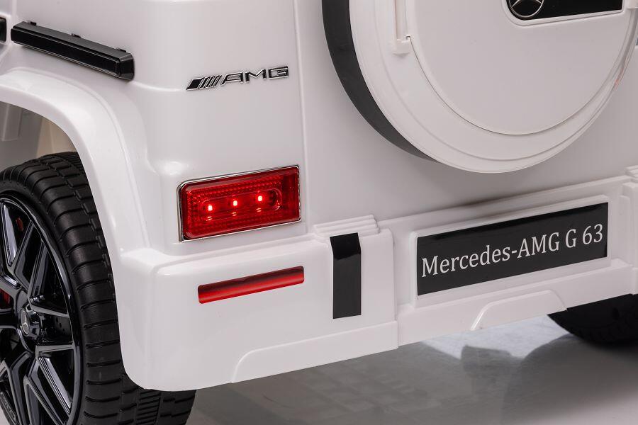 Kinderfahrzeug Mercedes G63 AMG - weiß