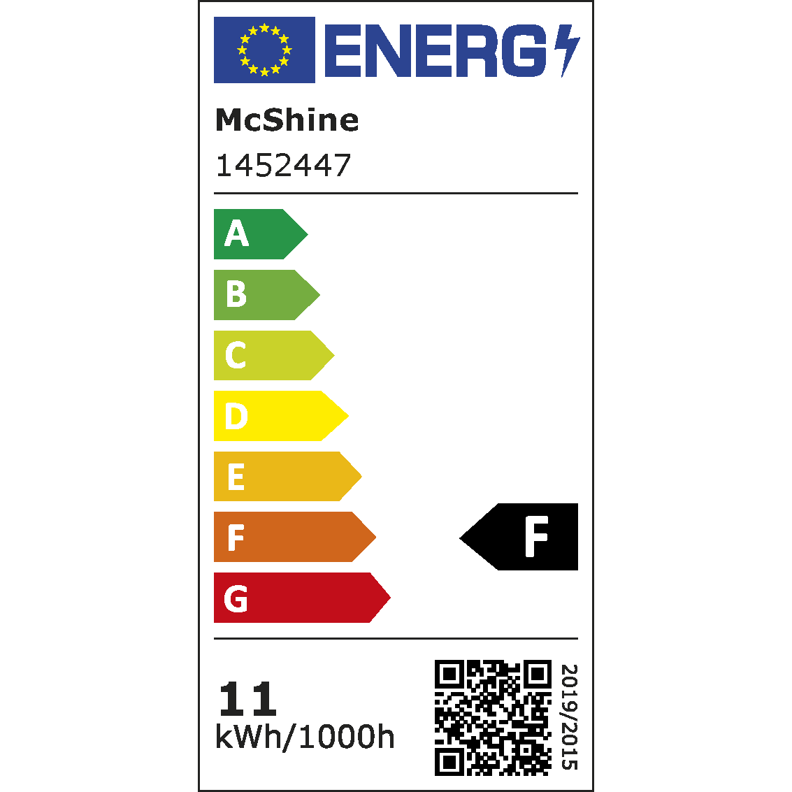 LED Globelampe McShine, E27, 12W, 1055lm, warmweiß