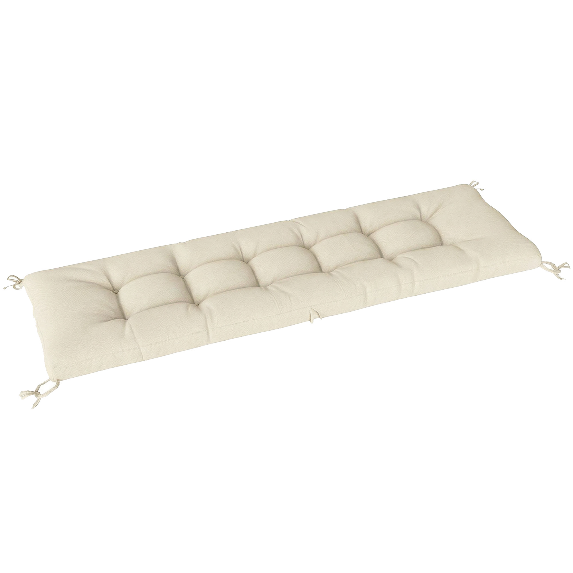 Palettenkissen Abnehmbar Sitzkissen mit Befestigungsbändern Palettenpolster für die meisten Liegen 198x65x13cm Beige
