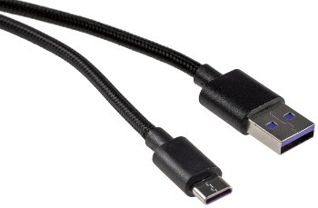 USB-Kabel USB-A auf USB-C 1,0m / Stecker/Stecker, 5-12V, max 36W / 3A