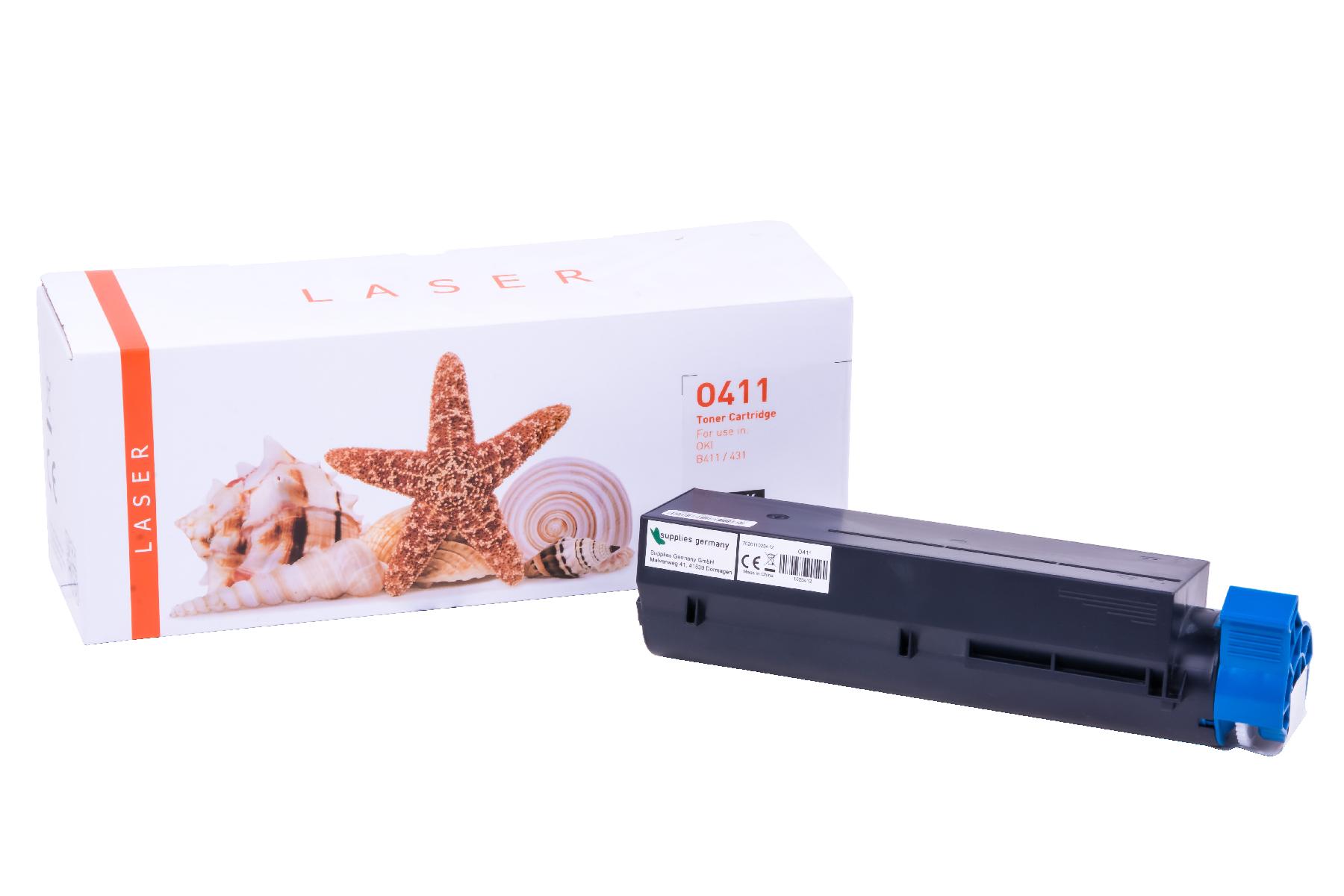 B411 alternativ Toner black OKI / 44574702 / 3.000 Seiten B411 alternativ Toner black OKI / 44574702 / 3.000 Seiten