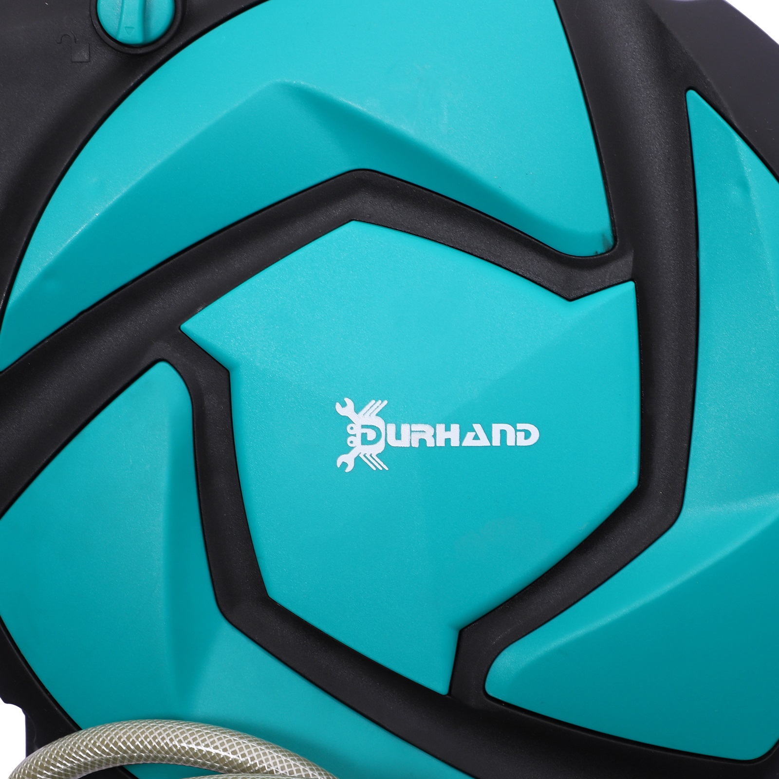 Schlauchtrommel mit Gartenschlauch 10 m Wasserschlauchaufroller mit automatische Aufrollung Wandschlauchbox 180° schwenkbar mit Multibrause Frostschutz -5-45 °C Grün + Schwarz