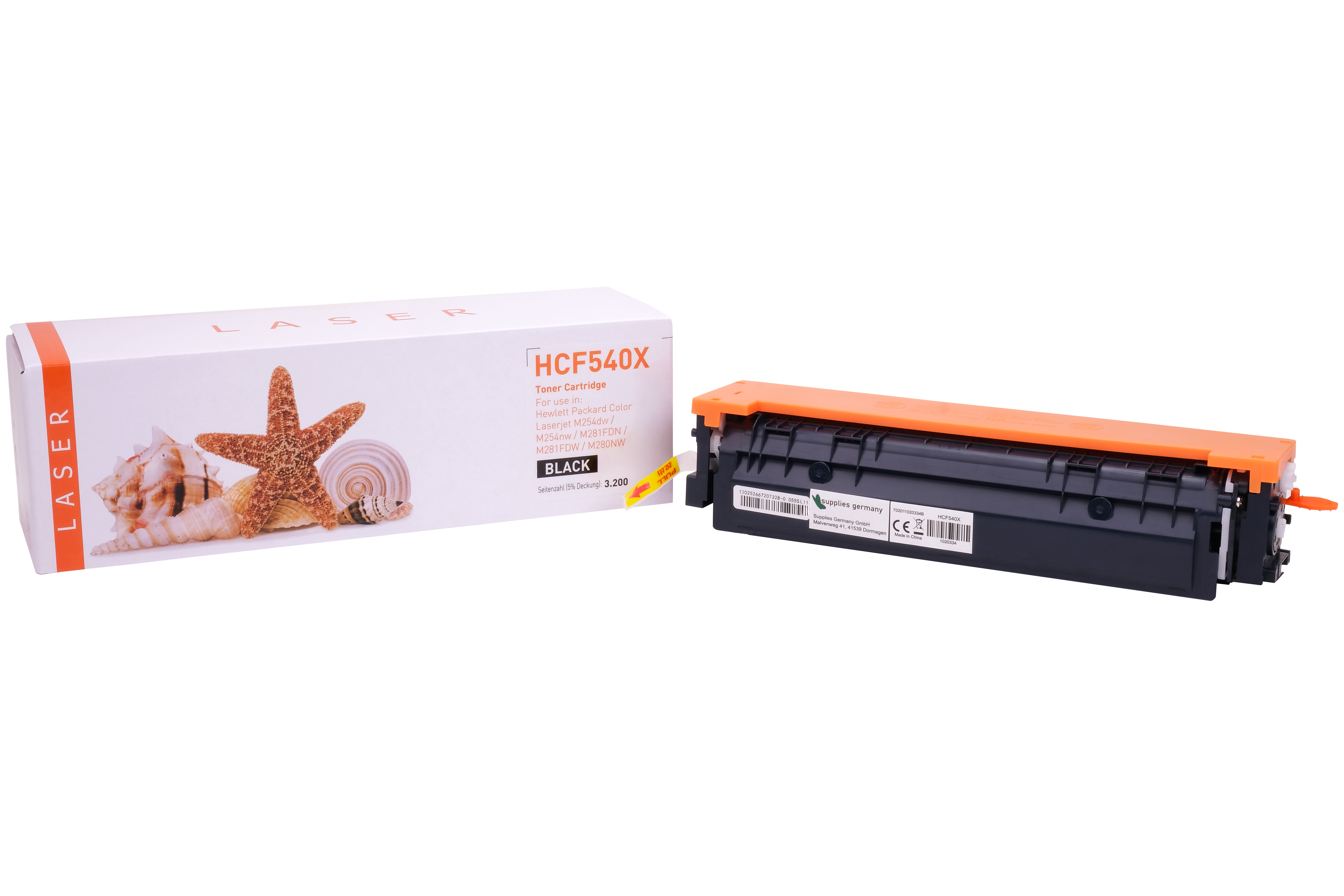 CF540X alternativ Toner black für HP / CF540X / 3.200 Seiten