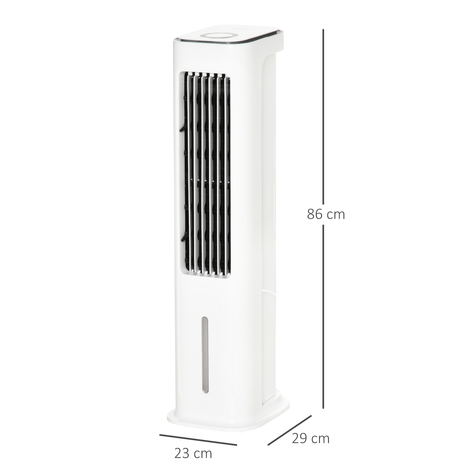 2 in 1 Luftkühler mit Wasserkühlung 5l Wassertank, 12h Timer, für 20 ㎡