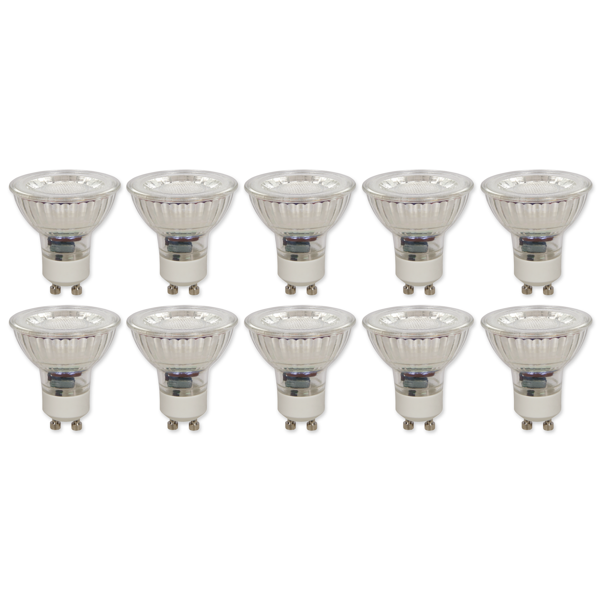 LED-Strahler McShine ''MCOB'' GU10, 5W, 400 lm, warmweiß, 10er-Pack