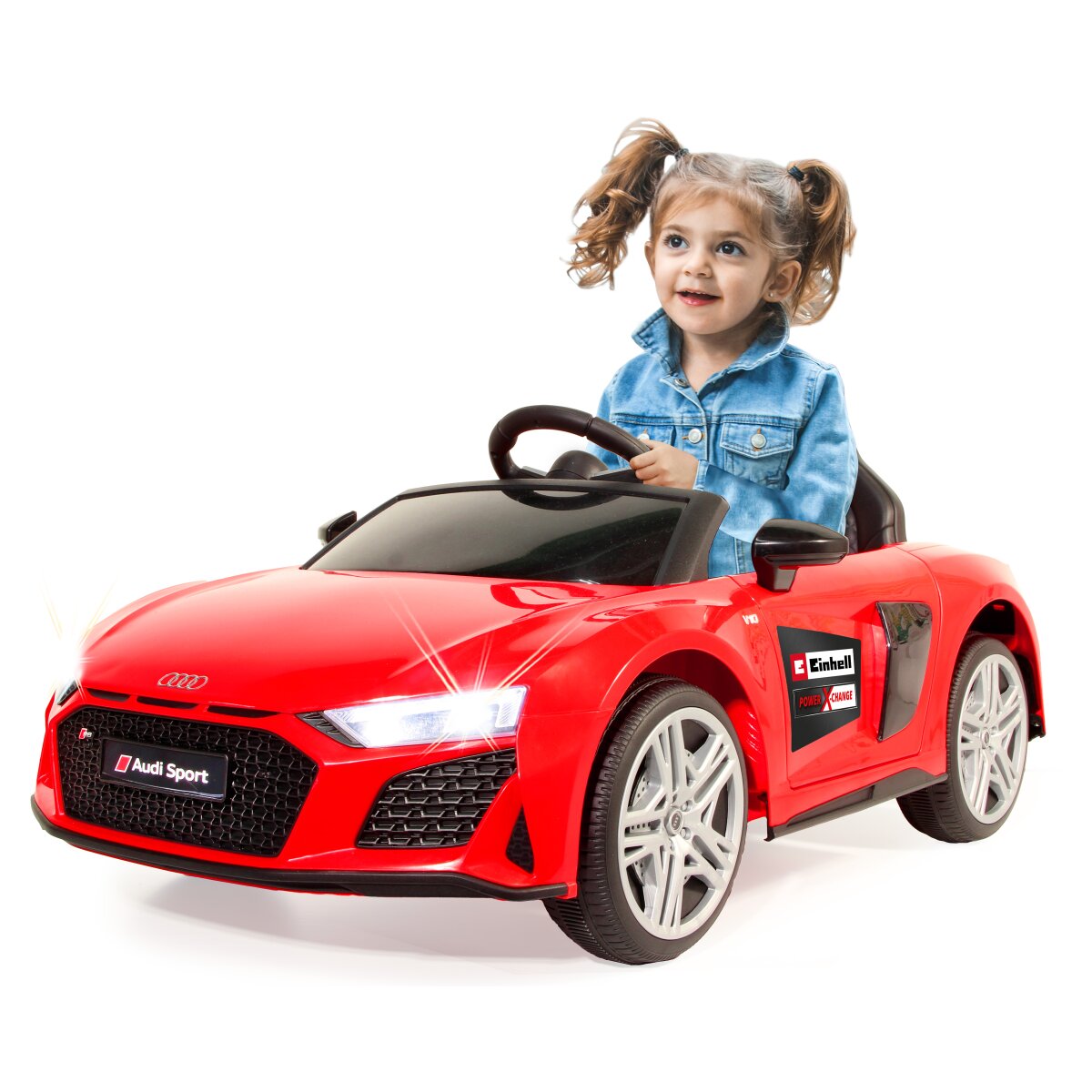 Elektro-Kinderfahrzeug Audi R8 Spyder Einhell Power X-Change rot Elektro-Kinderfahrzeug Audi R8 Spyder Einhell Power X-Change