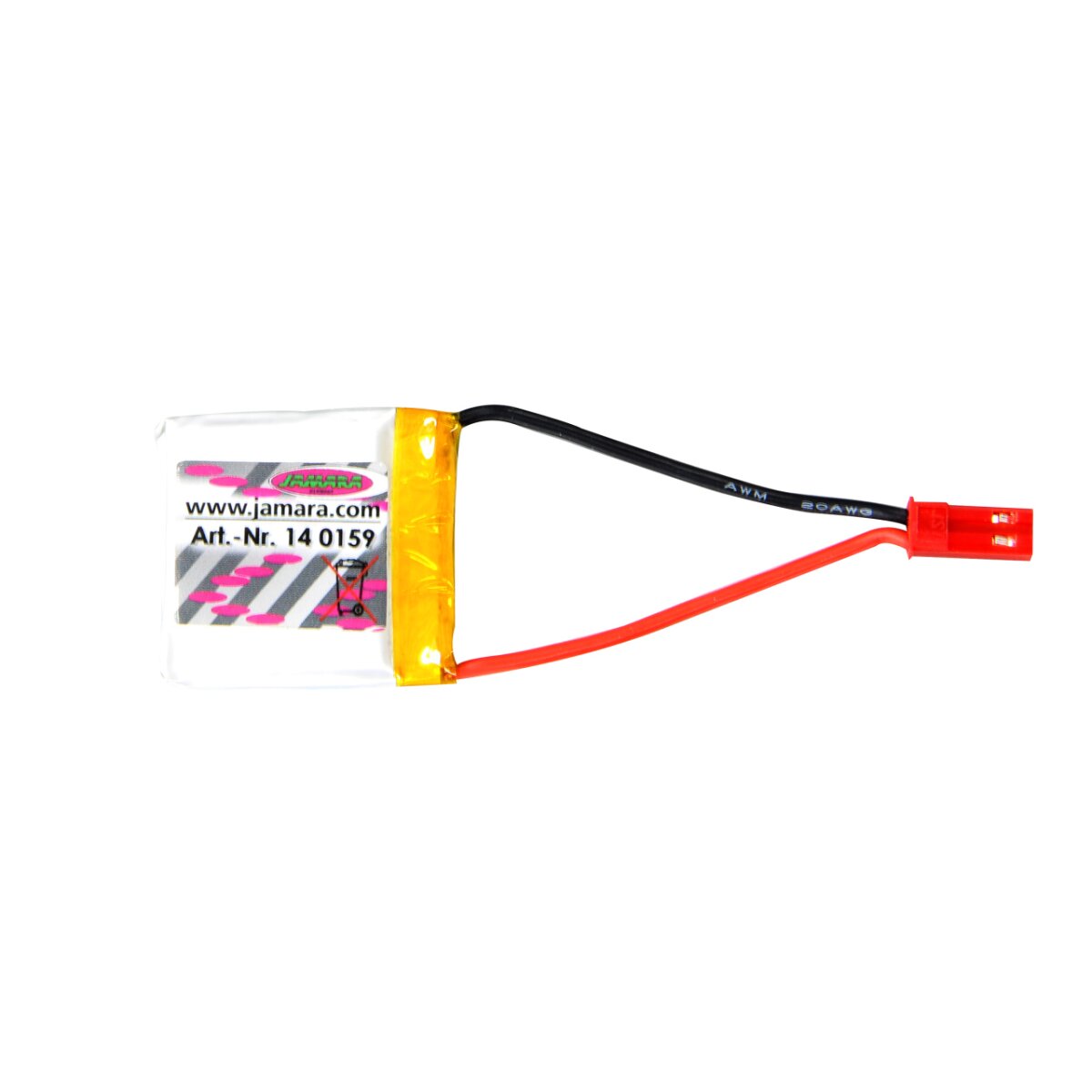 Akku LED Lipo 1S 3,7V 250mAh 15C BEC Stecker 0,925Wh Akku LED Lipo 1S 3,7V 250mAh 15C BEC Stecker 0,925Wh