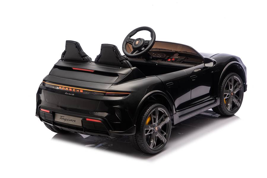 Elektro Kinderfahrzeug „Porsche Taycan Turbo S“ - schwarz
