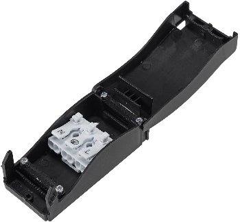 Lüsterklemme mit Gehäuse, 3-polig - 0,5-2,5mm², 450V/16A, mit Zugentlastung Lüsterklemme mit Gehäuse, 3-polig - 0,5-2,5mm², 450V/16A, mit Zugentlastung