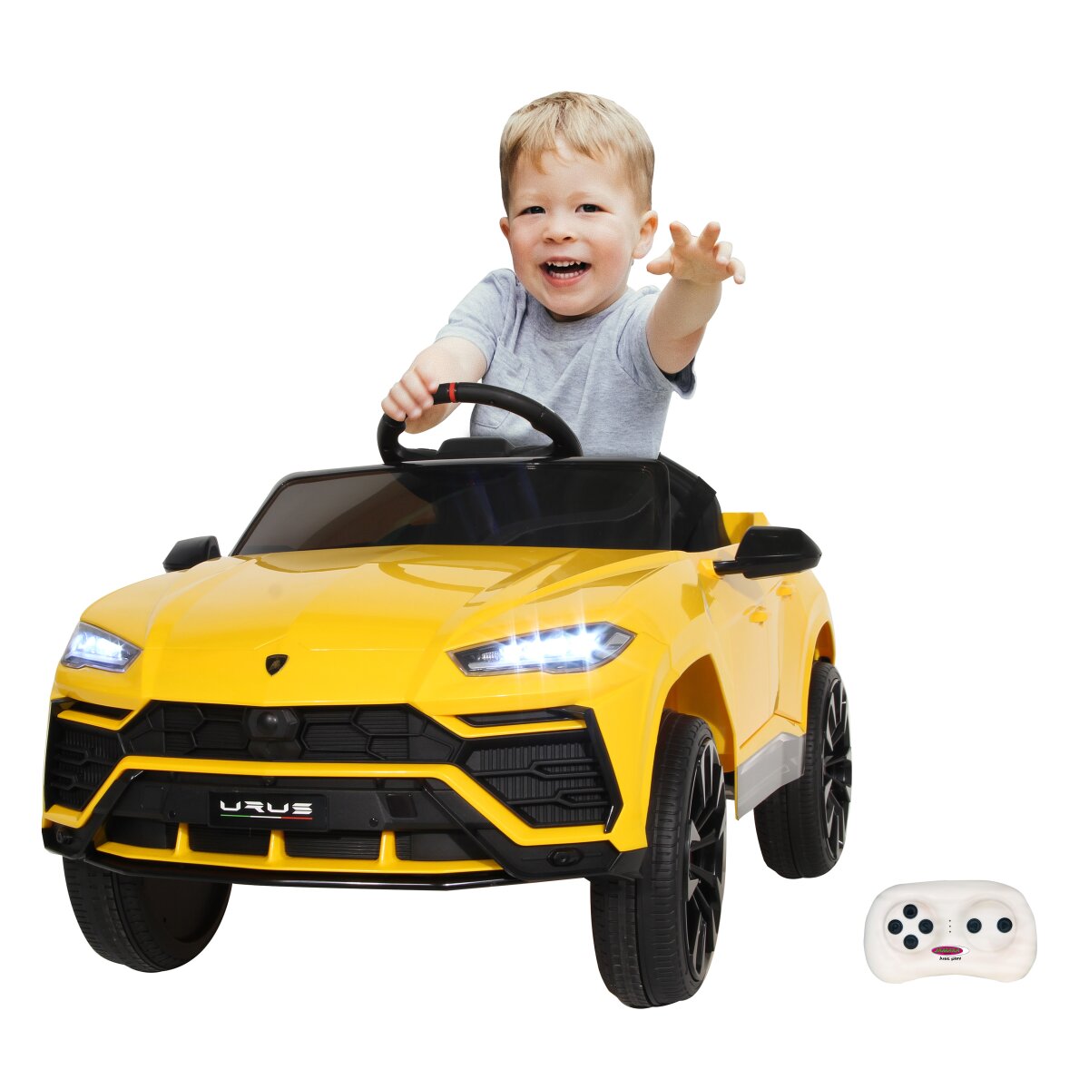 Elektro-Kinderfahrzeug Lamborghini Urus gelb Elektro-Kinderfahrzeug Lamborghini Urus