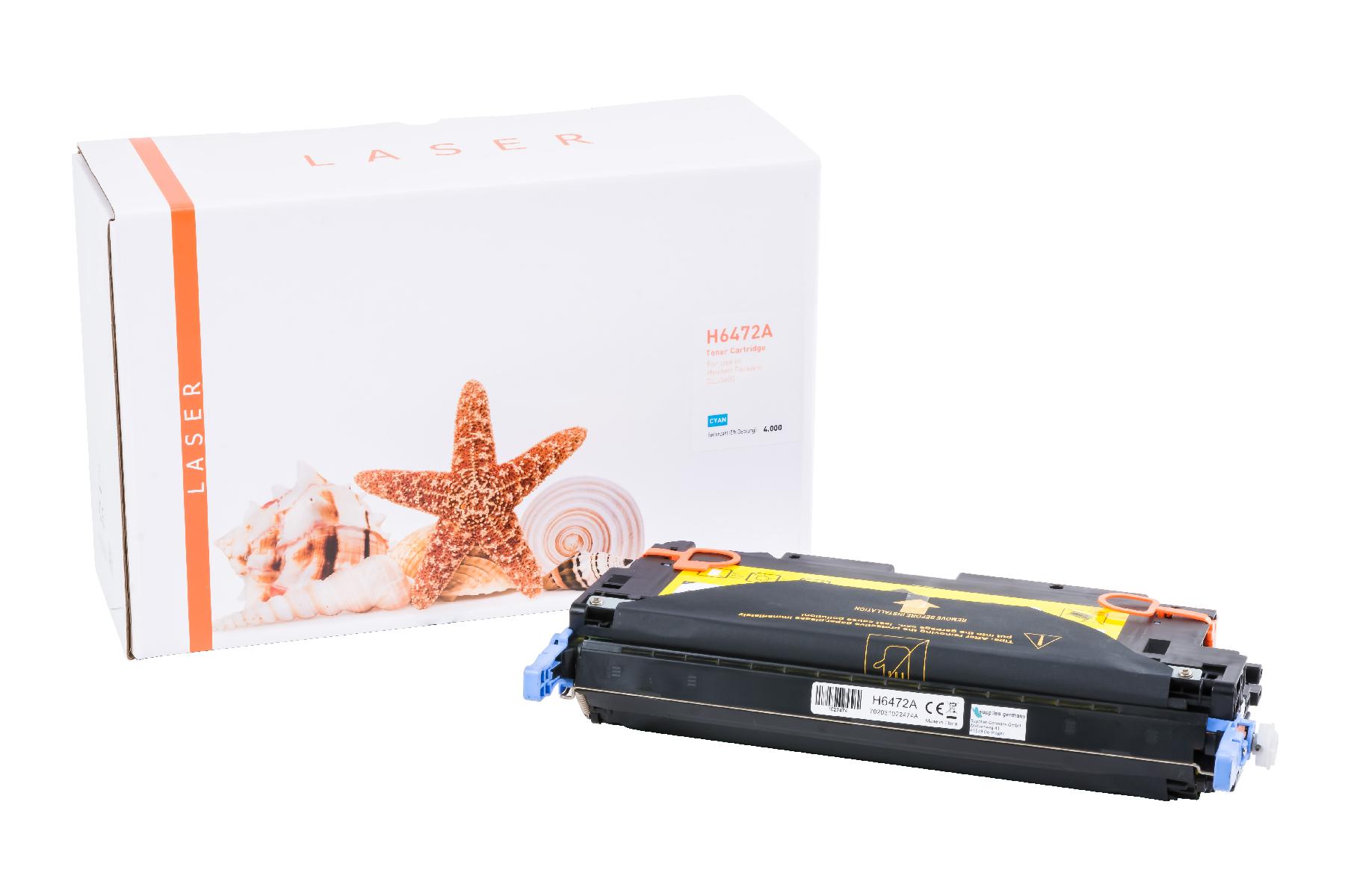 Q6472A alternativ Toner yellow für HP / Q6472A / 4.000 Seiten