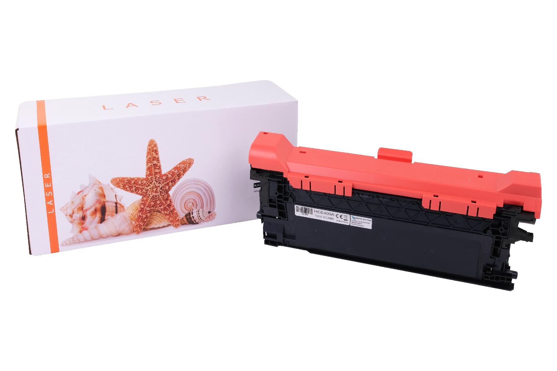 CE400A alternativ Toner schwarz für HP  / CE400A / 507A / 5.500 Seiten