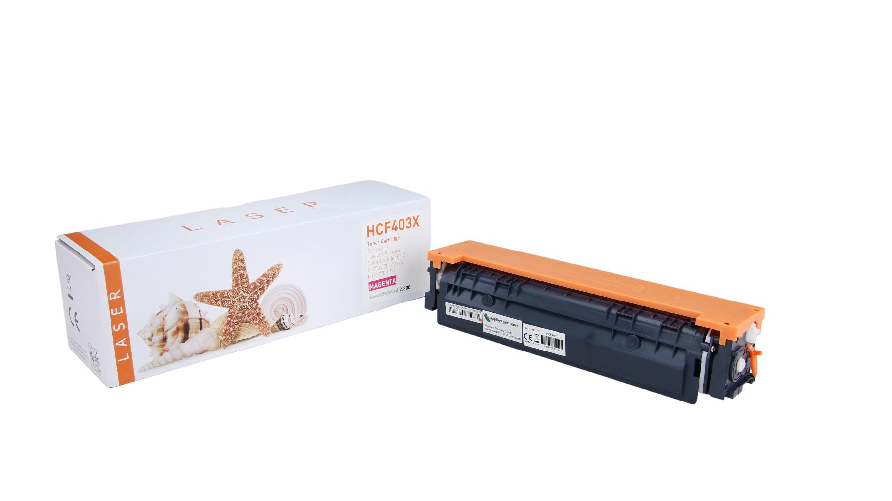 CF403X alternativ Toner magenta für HP / CF403XM / 2.300 Seiten