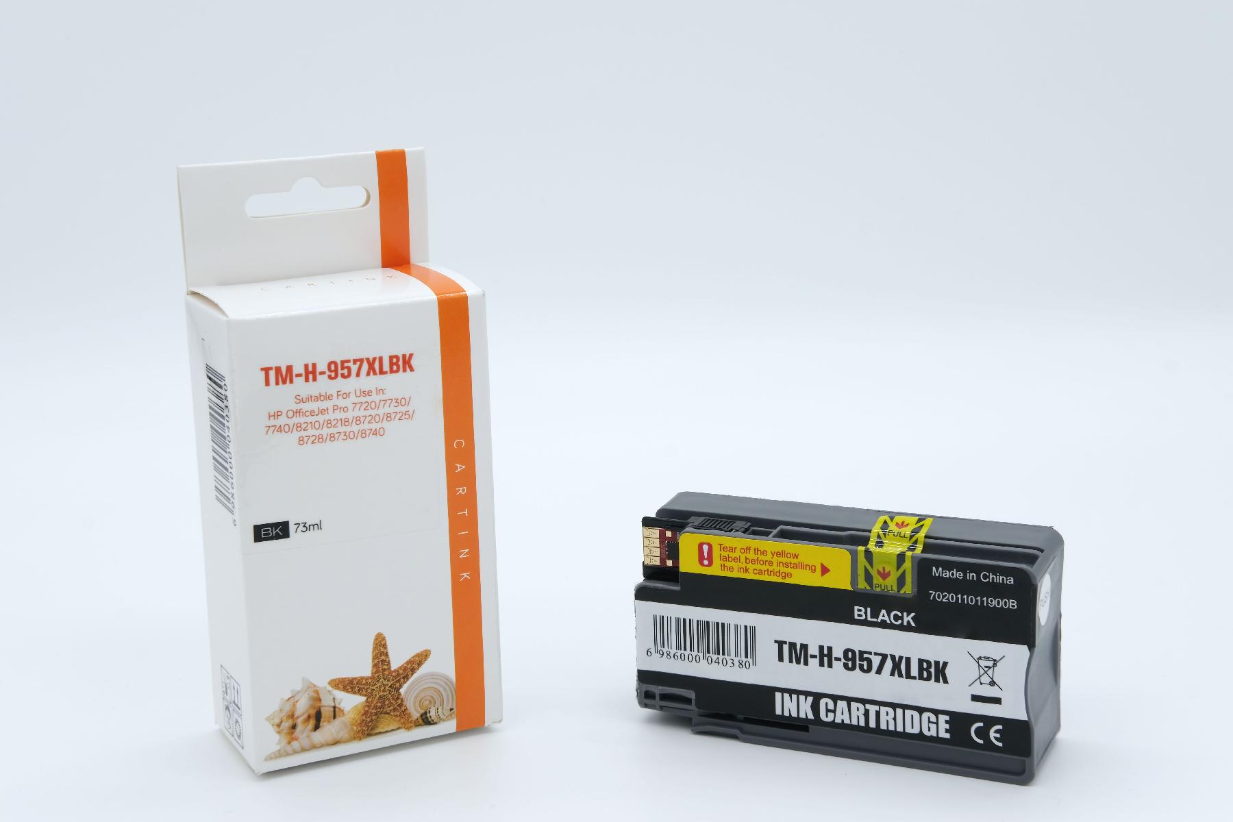 957XLBK Refill Tinte black für HP  / L0R40AE / 63,5ml