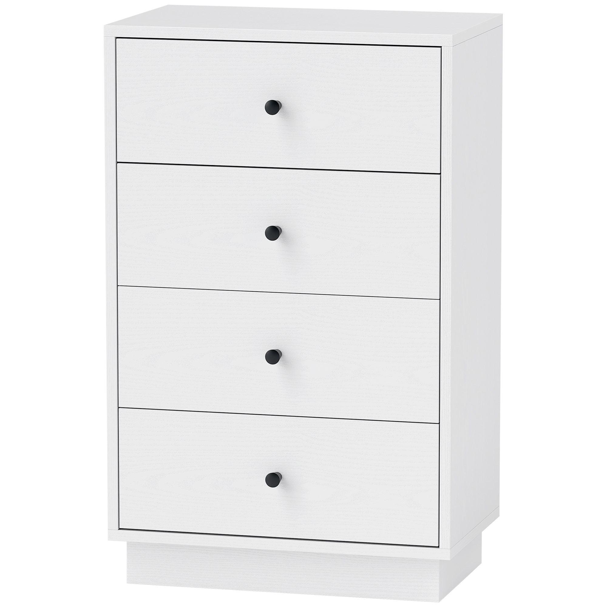 Kommode Sideboard mit 7 Schubladen Schrank aus Holzwerkstoff im Modern Stil 47 x 29 x 75 cm Weiß