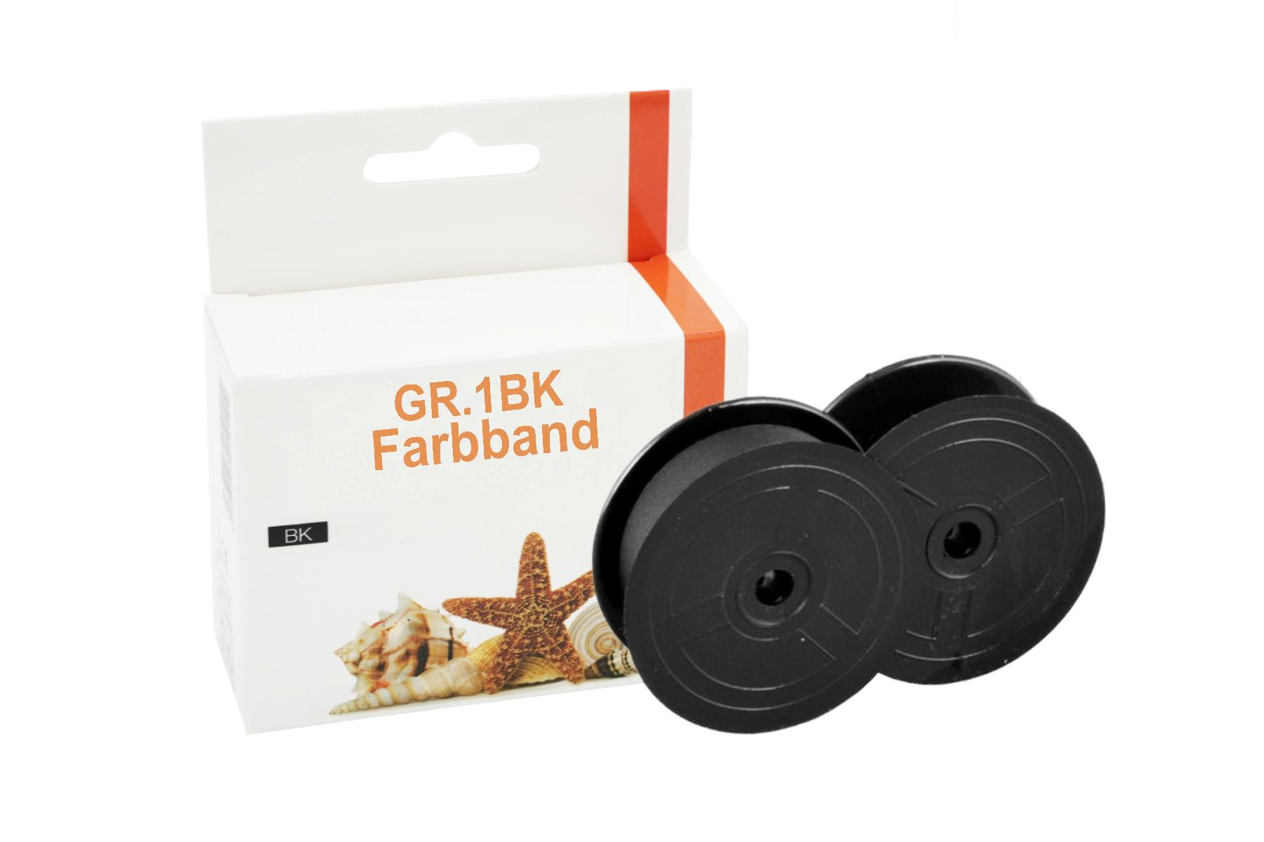 Gr. 1 Farbband, Nylon, schwarz / Gr. 1 Gr. 1 Farbband, Nylon, schwarz / Gr. 1