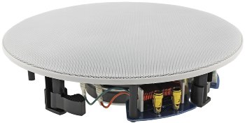 Einbaulautsprecher "CTE-30W ", 2-Wege / 80W, 8Ohm, 234x67mm, Rund, weiß