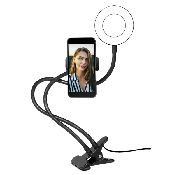 Smartphone-Ringlicht-Klemmhalterung, Ø 8,5 cm