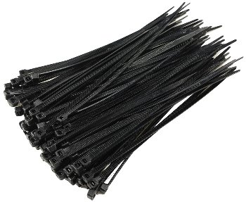 Kabelbinder 150mm x 3,5mm, schwarz, 100er Pack, hohe Zugkraft, UV fest Kabelbinder 150mm x 3,5mm, schwarz, 100er Pack, hohe Zugkraft, UV fest