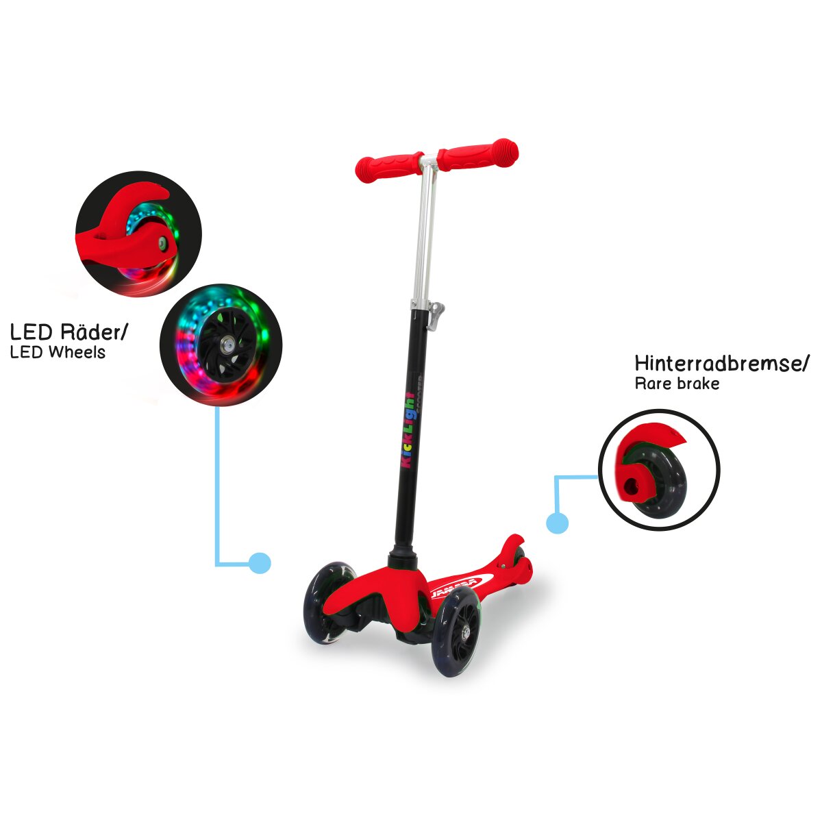 KickLight Scooter rot KickLight Scooter rot