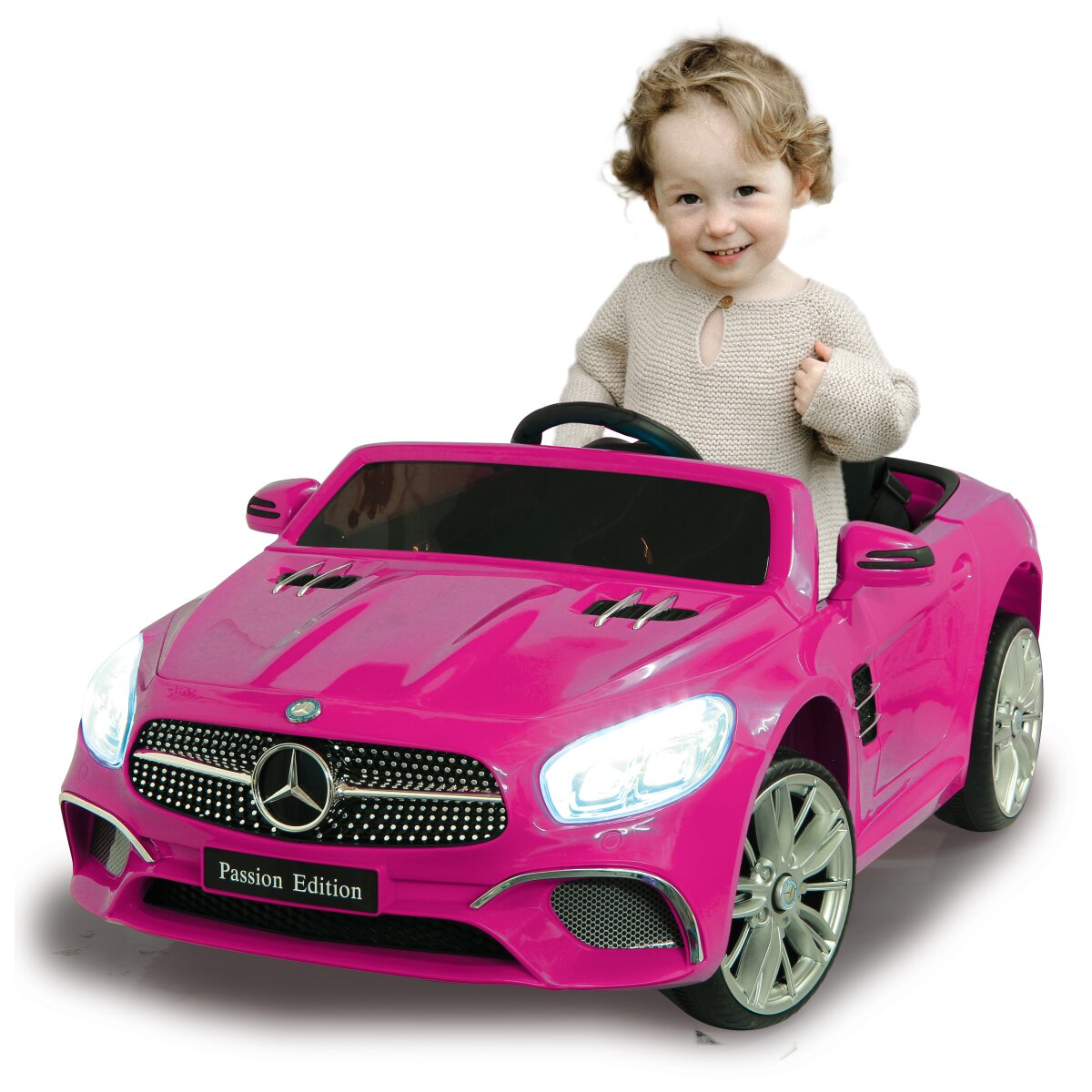Kinderfahrzeug Mercedes-Benz SL 400 pink 12V