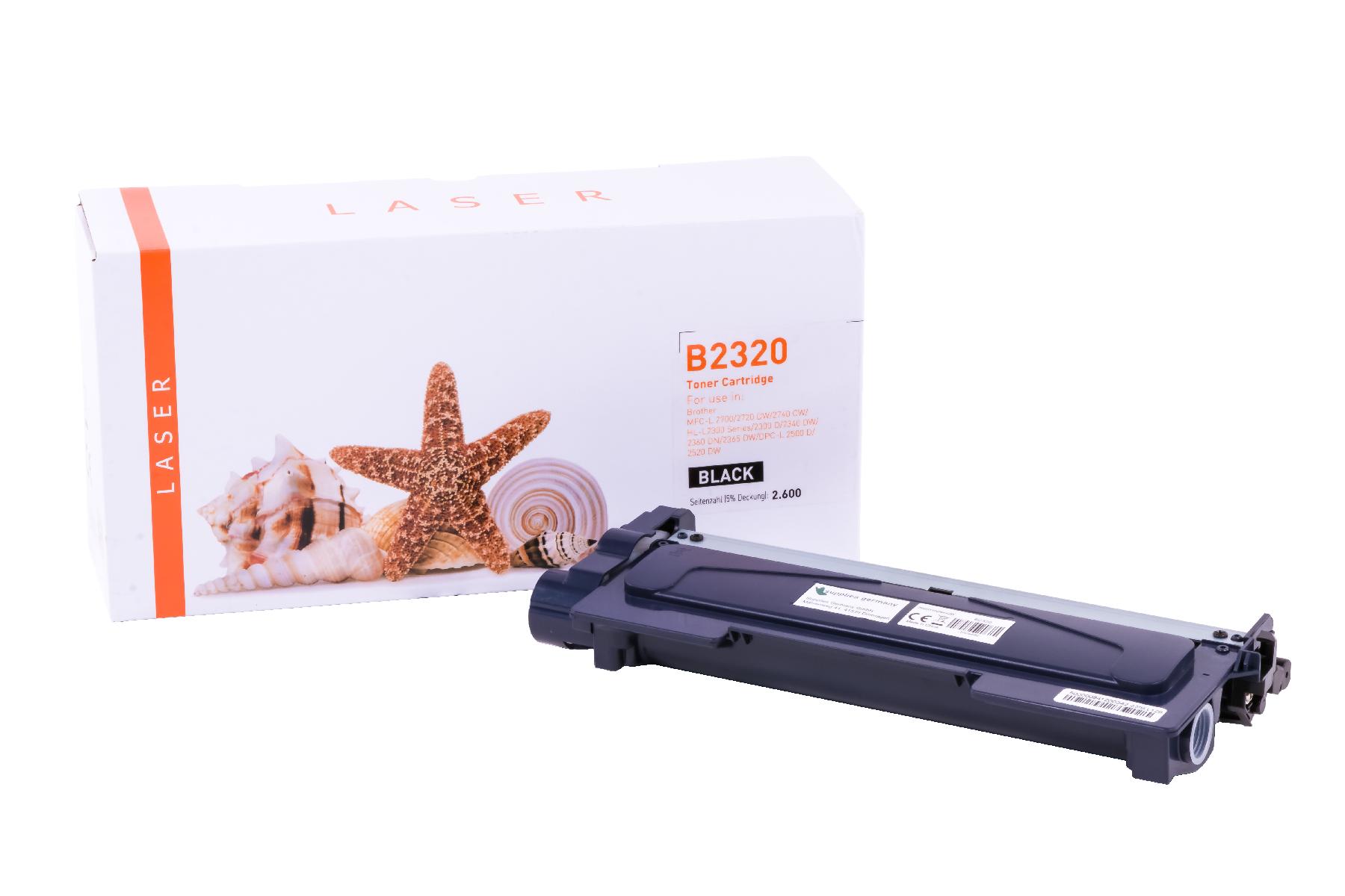 TN2320 alternativ Toner schwarz für Brother / TN2320 / 2.600 Seiten