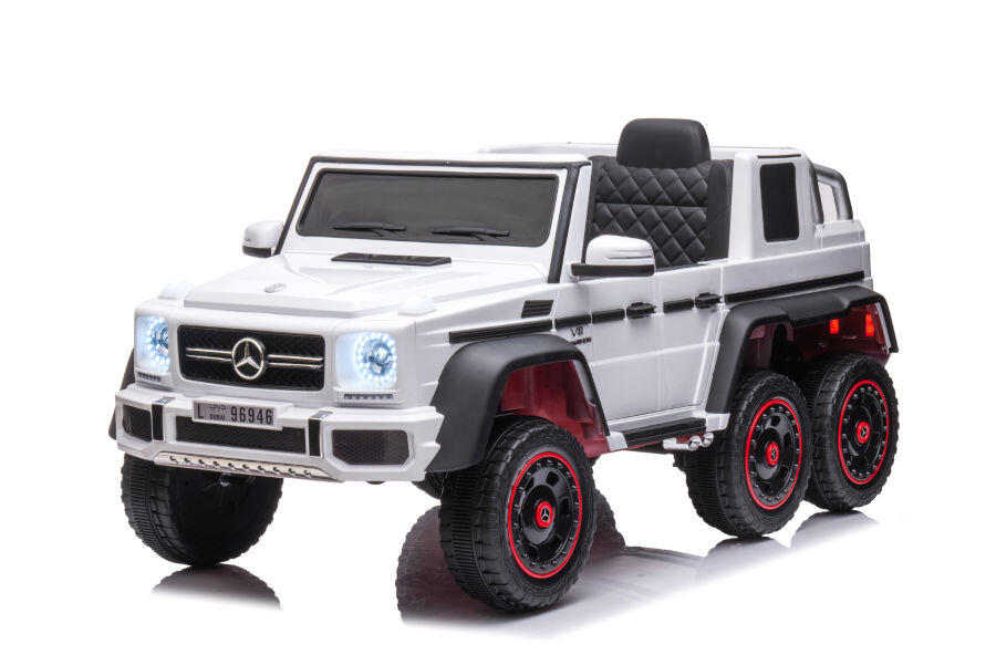 Kinderfahrzeug Mercedes G63 AMG 6x6 - weiß
