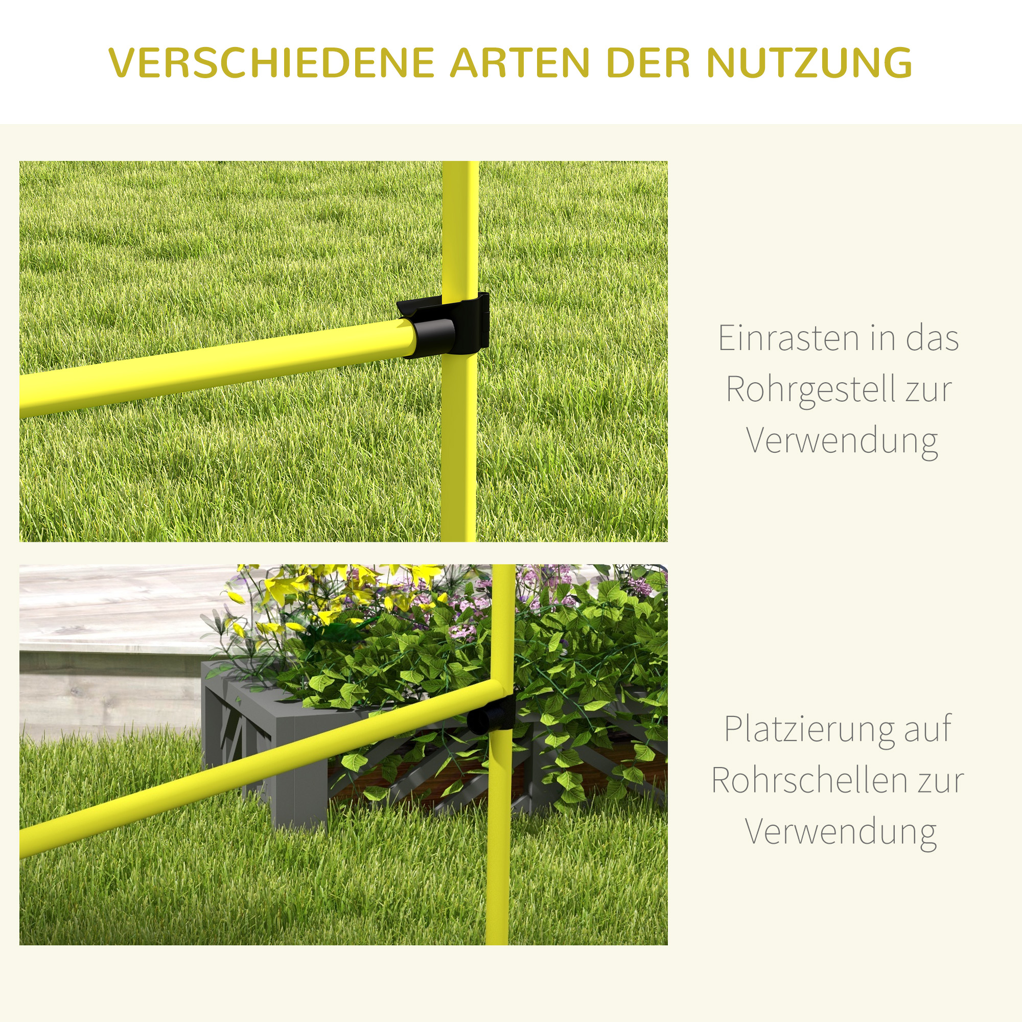 Hunde Agility-Set, Hürden/Slamonstangen/Bodenstangen, Tragetasche, robust, Gelb