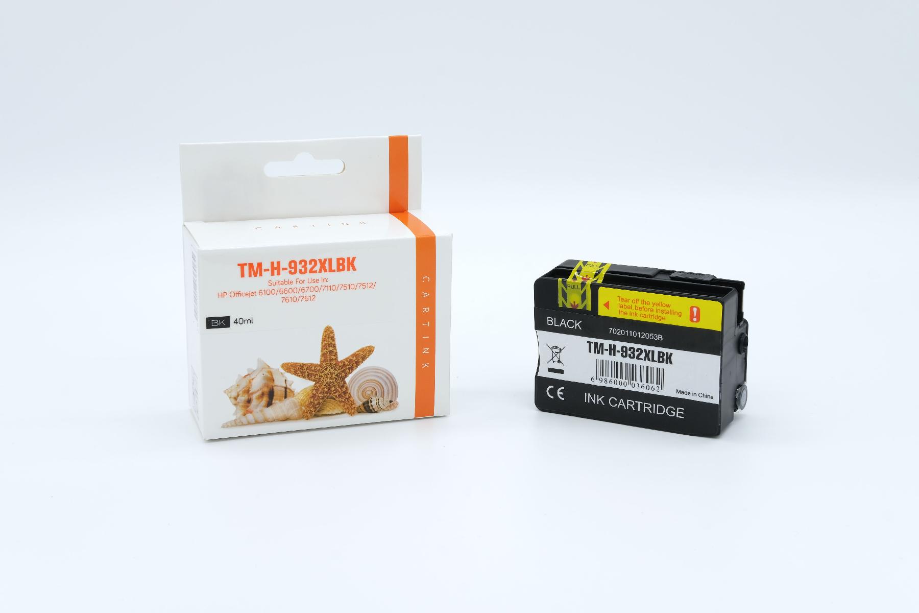 932BKXL Refill Tinte black für HP / CN053AE / 40ml