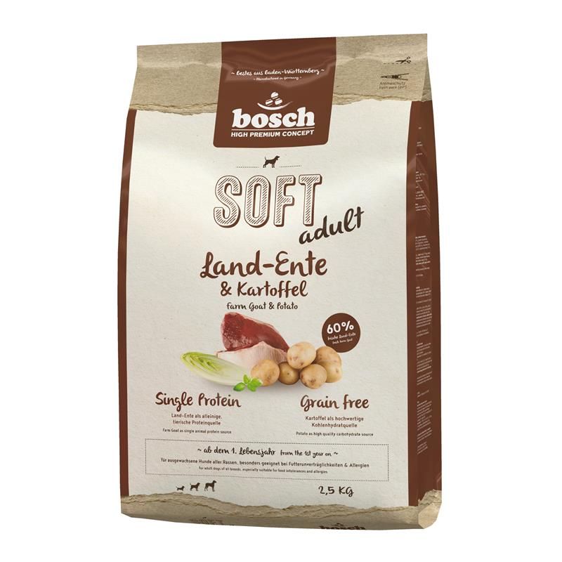Bosch Soft Land-Ente & Kartoffel - 2,5 kg Bosch Soft Land-Ente & Kartoffel - 2,5 kg