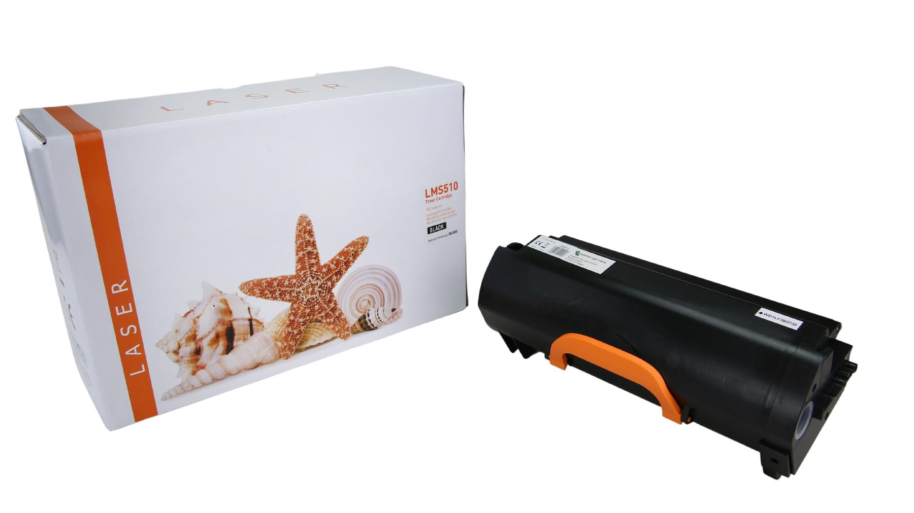 MS510 alternativ Toner schwarz für Lexmark / 50F2U00 / 20.000 Seiten
