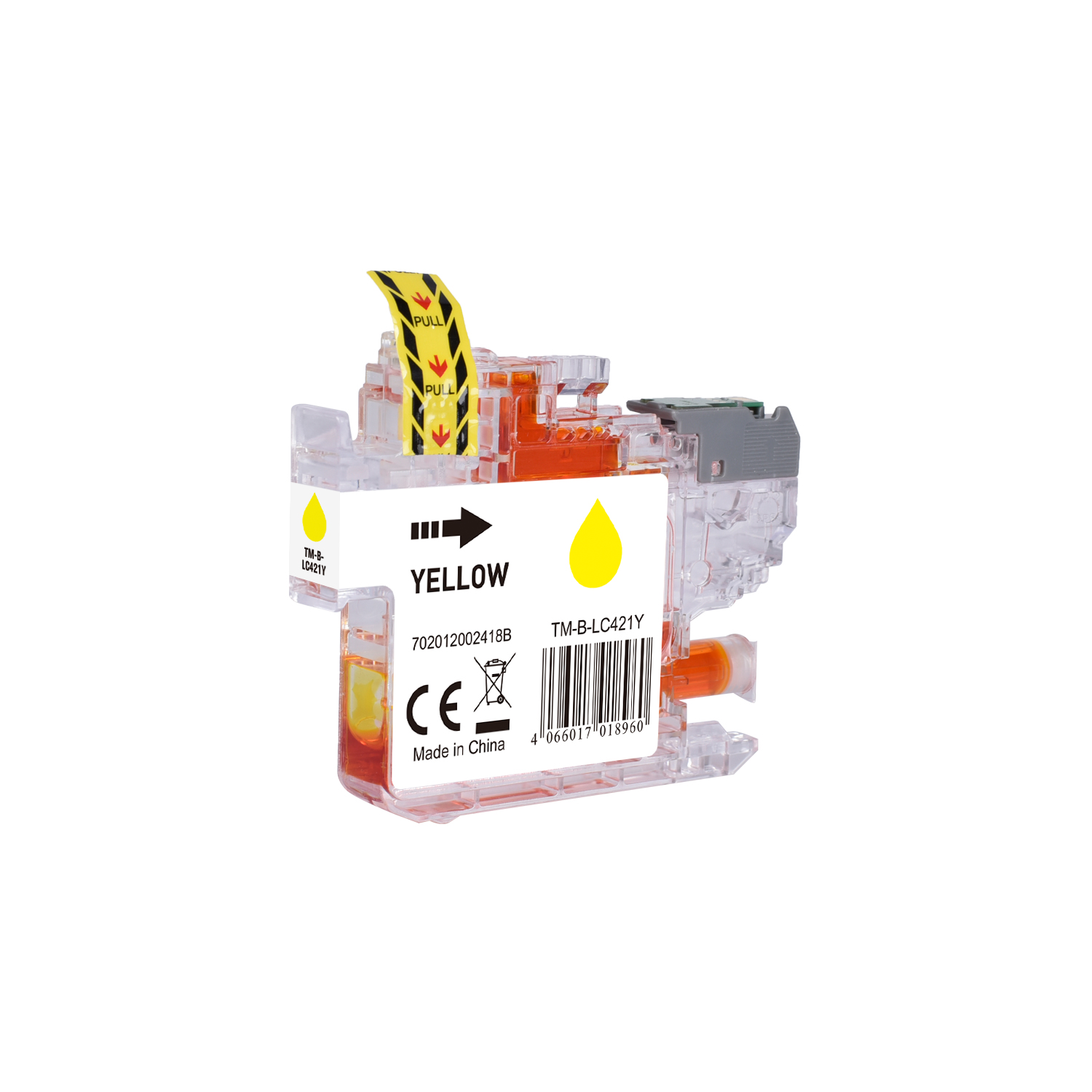 LC421Y alternativ (Dye) Tinte yellow für Brother / LC421Y / 6,5ml