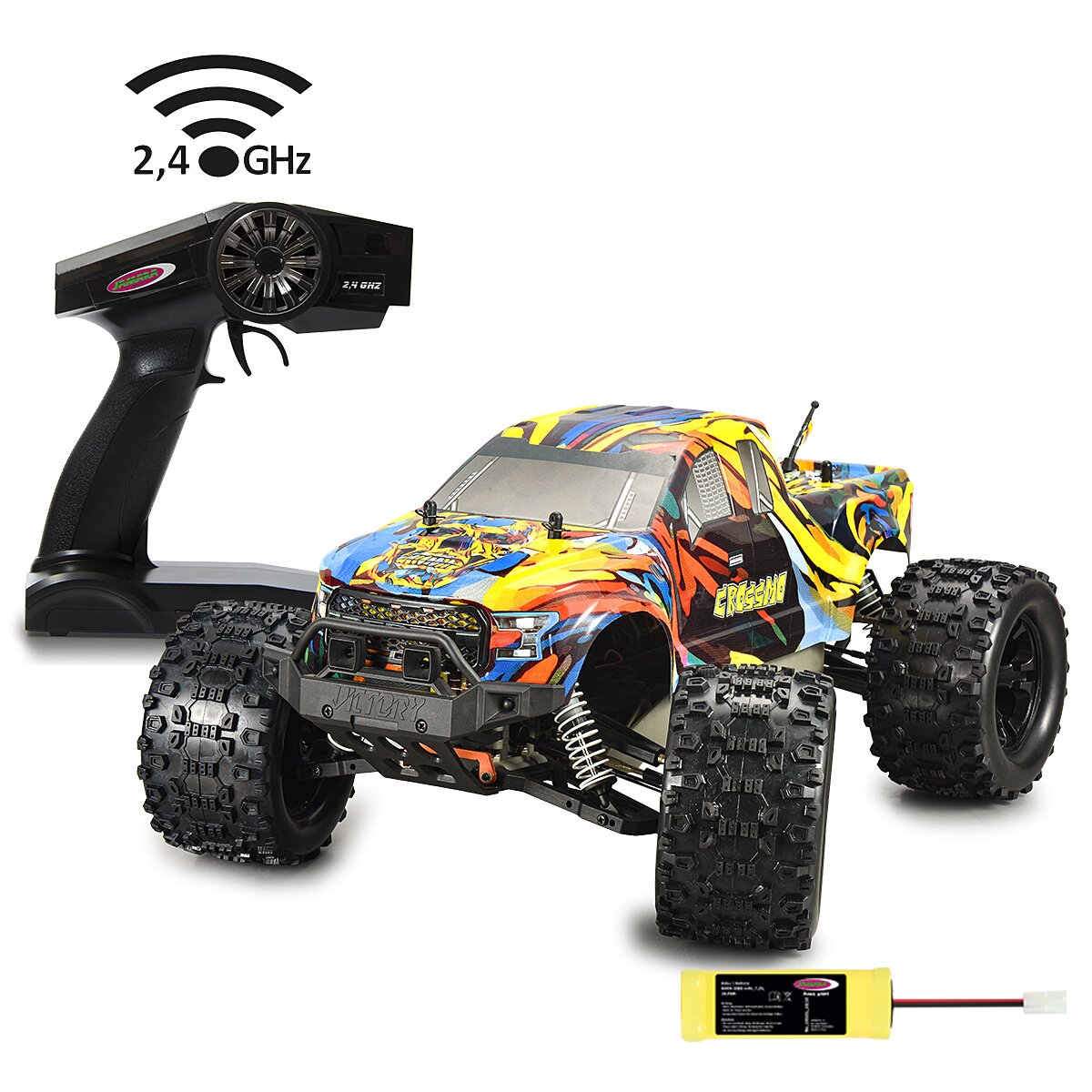 Crossmo Monstertruck 4WD 1:10 NiMh 2,4GHz Crossmo Monstertruck 4WD 1:10 NiMh 2,4GHz