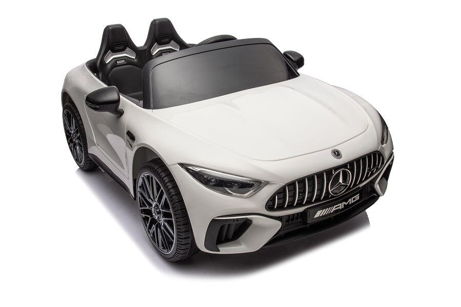 Kinderfahrzeug Mercedes SL63 AMG - weiß lackiert