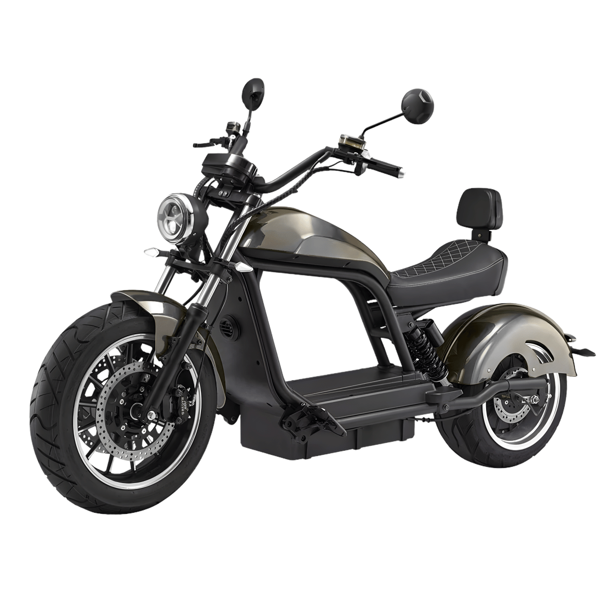 LUQI LH-9 ELEKTRO-CHOPPER 45 KM/H grau