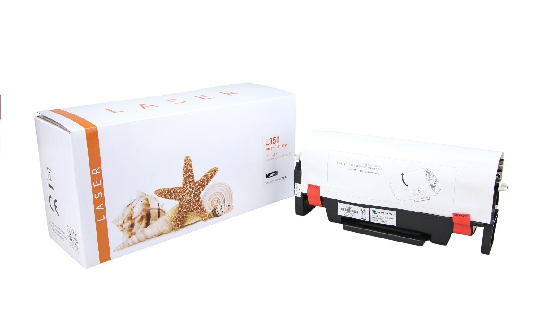 E350 alternativ Toner schwarz für Lexmark  / E352H11E / 9.000 Seiten