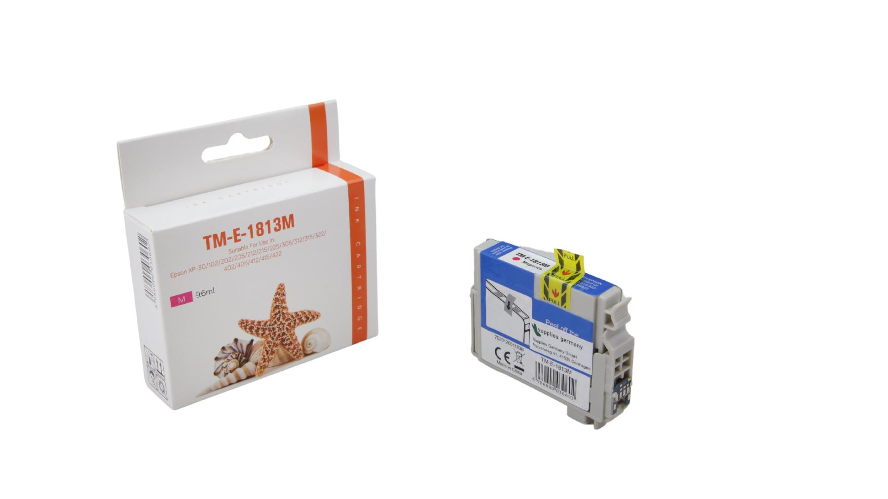 T1813XL alternativ Seestern Tinte Magenta für / C13T18134010 / 9,6ml