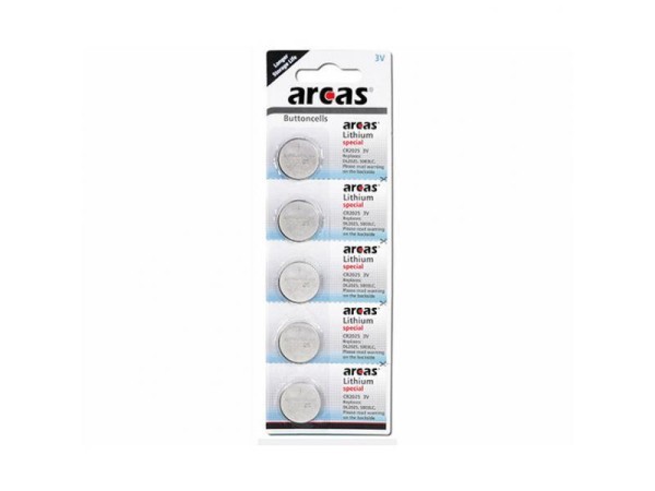 Batterie ARCAS Lithium CR2025 (5 St.)
