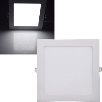 LED Licht-Panel "QCP-22Q", 22,5x22,5cm - 230V, 18W, 1650 Lumen,4200K /neutralweiß