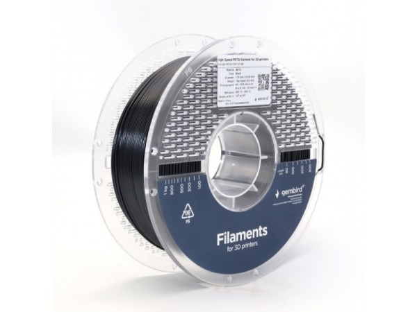 Gembird High-Speed-PETG-Filament schwarz 1,75 mm 1kg ? 3DP-PETG1.75HY-01-BK