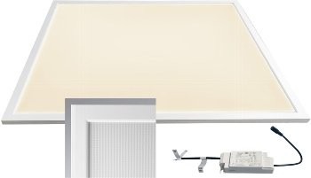 LED Licht-Panel "CTP-62 Office" warm - 62x62cm, 3000K, 40W, 3750lm, UGR16