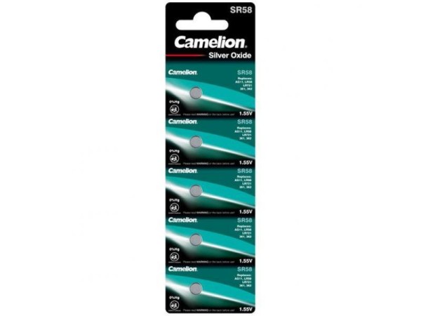 Batterie Camelion Lithium SR58 Silber Oxid ( 5 Stück)