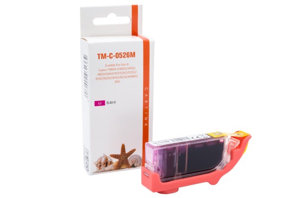CLI526M alternativ Tinte magenta / 4542B001 / 8,4ml / mit Chip