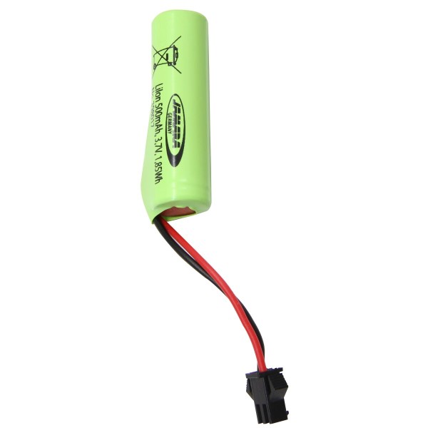 Akku Li-Ion 3,7V 500mAh 1,85 Wh für Stunt Cars Spinact / Vispon / X-F2 / Turmdrehkran XXL128/KutterX