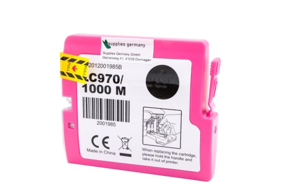 Brother LC-1000 M / LC970/1000M kompatibel, Tintenpatrone magenta, 15ml