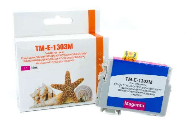 Epson C 13 T 13034010 / T1303 kompatibel, Tintenpatrone magenta, 14ml