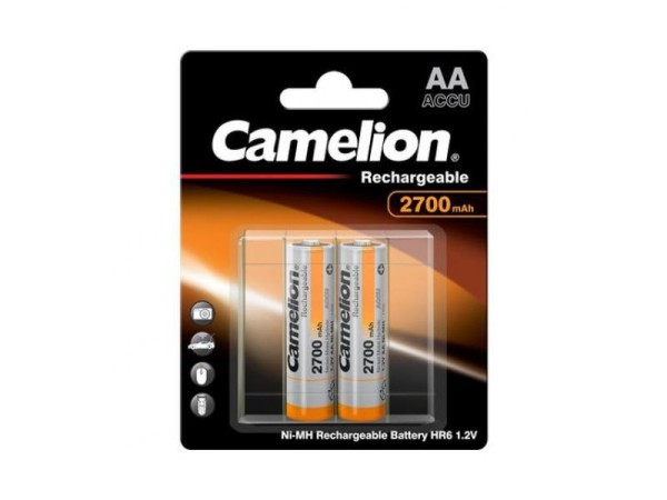 Akku Camelion AA Mignon 2700mAH + Box (2 Stk)